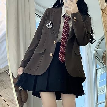 【4点】卒業式・卒園式・入学式・入園式・高校制服・コスプレ・プリクラ Amazon.co.jp: スクール 制服 ブレザー JK 女子高生 コスプレ